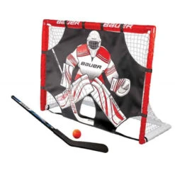 Kit Bauer Cage + Tutor Street Hockey + Crosse + Balle